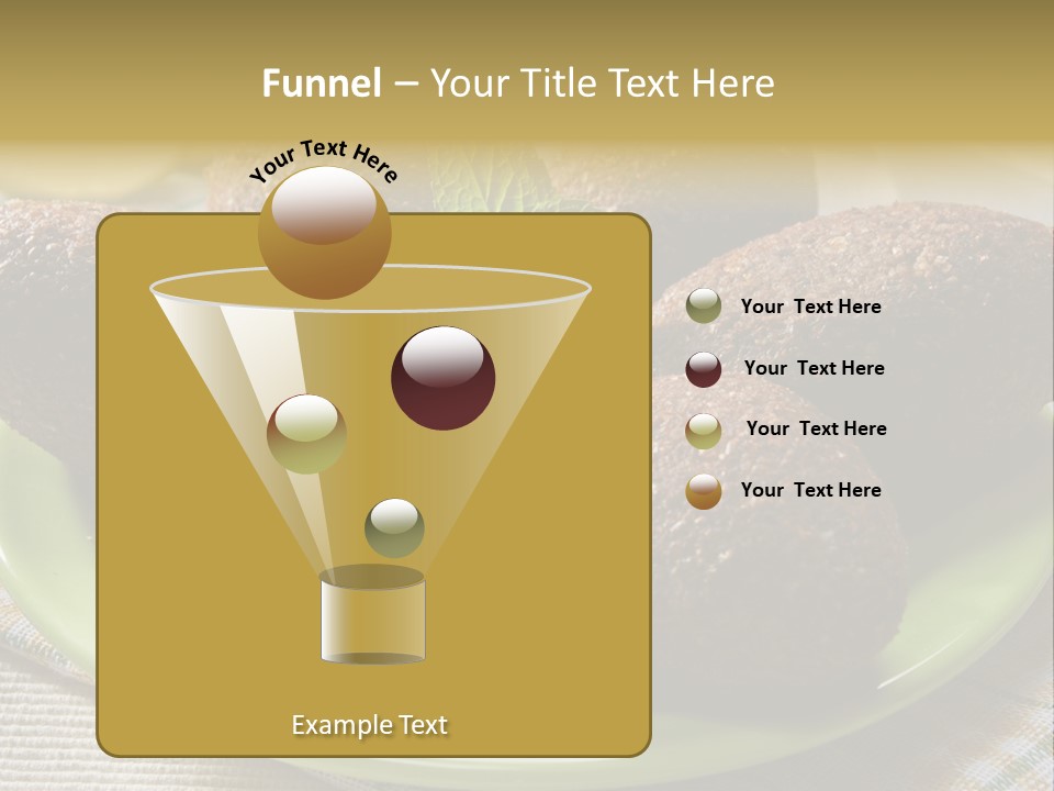 Cuisine Ingredient Drop PowerPoint Template