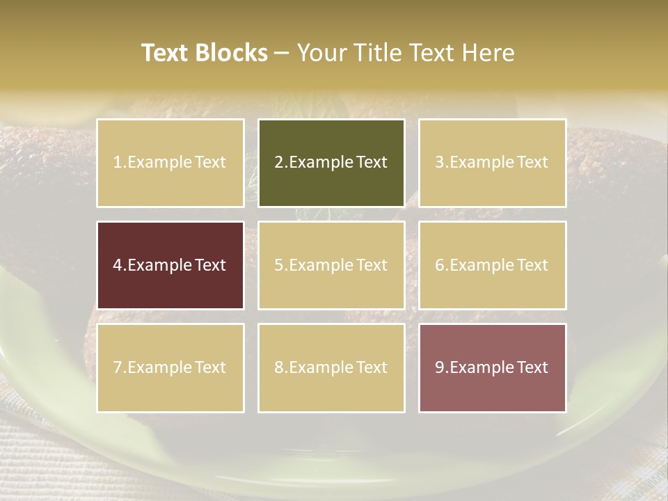 Cuisine Ingredient Drop PowerPoint Template
