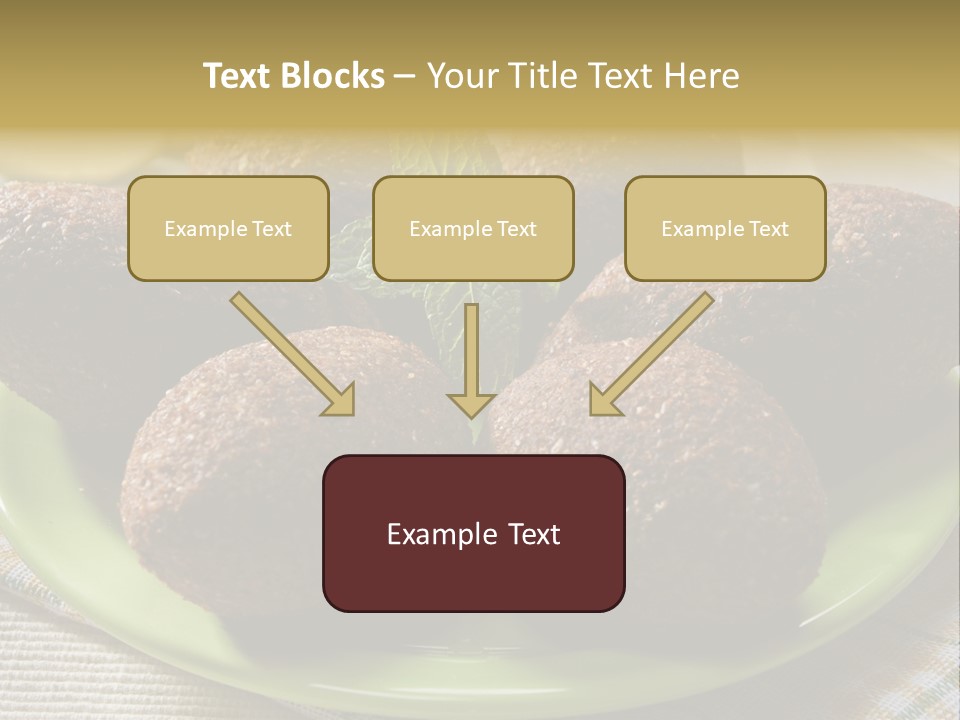 Cuisine Ingredient Drop PowerPoint Template