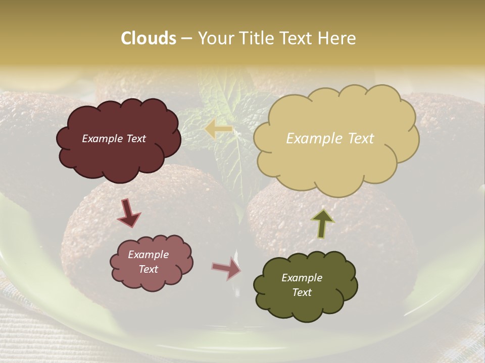 Cuisine Ingredient Drop PowerPoint Template