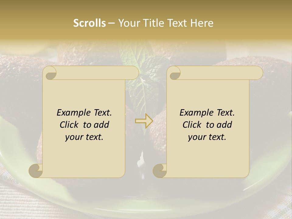 Cuisine Ingredient Drop PowerPoint Template