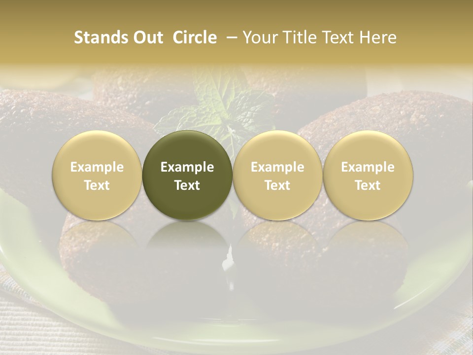 Cuisine Ingredient Drop PowerPoint Template