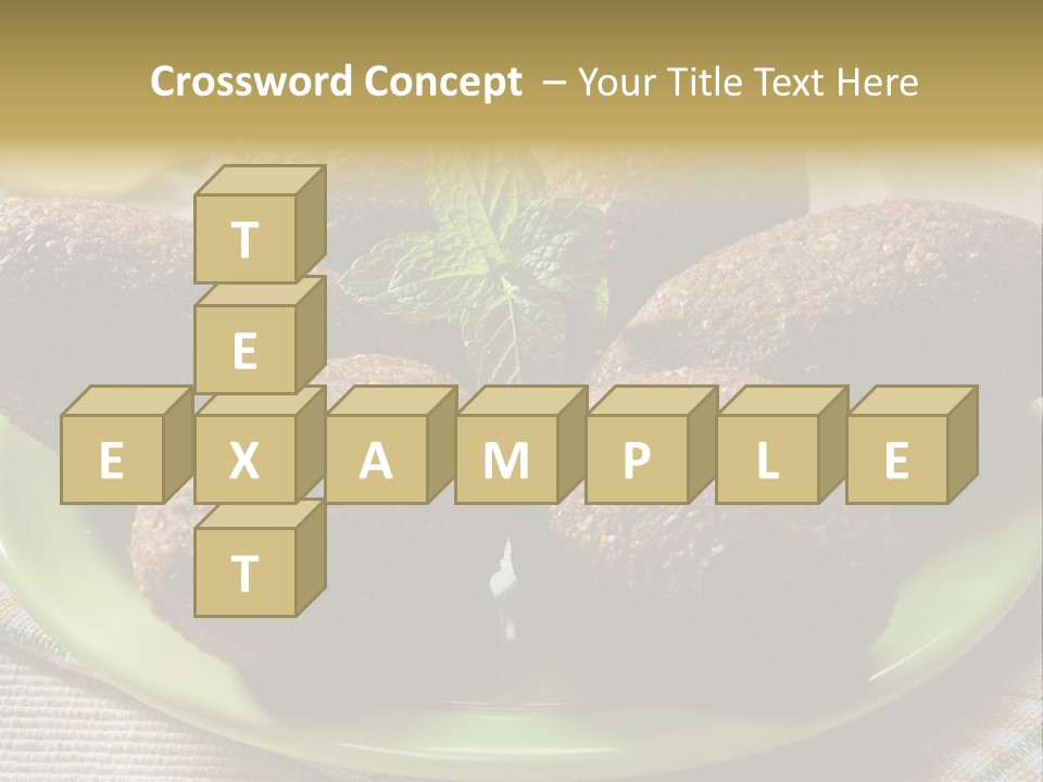 Cuisine Ingredient Drop PowerPoint Template