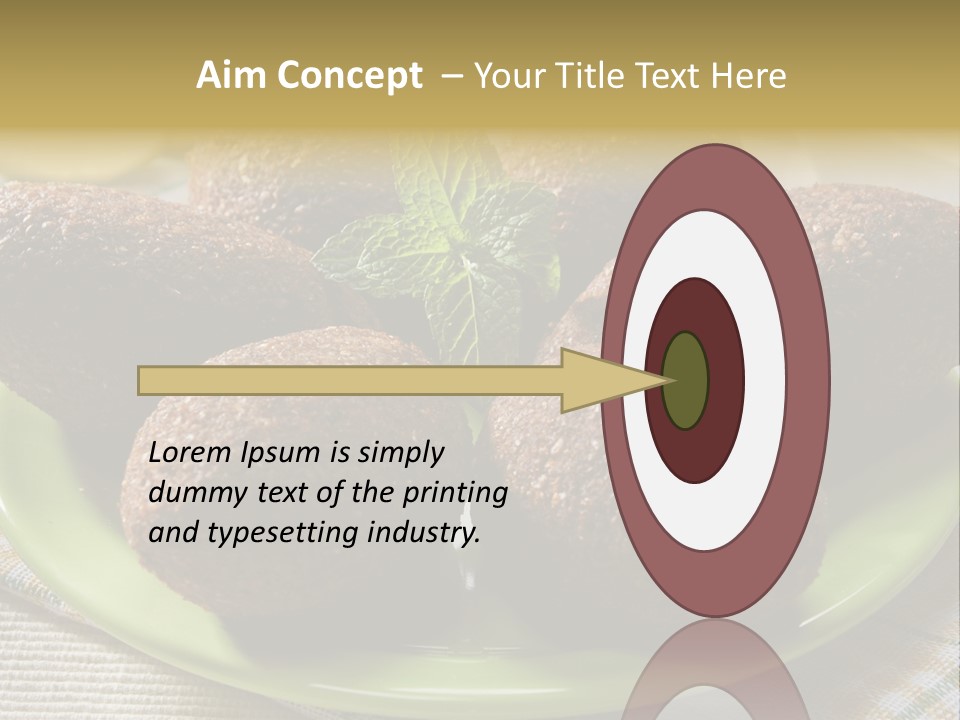 Cuisine Ingredient Drop PowerPoint Template