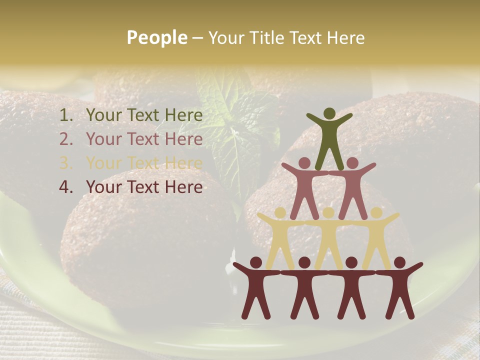 Cuisine Ingredient Drop PowerPoint Template