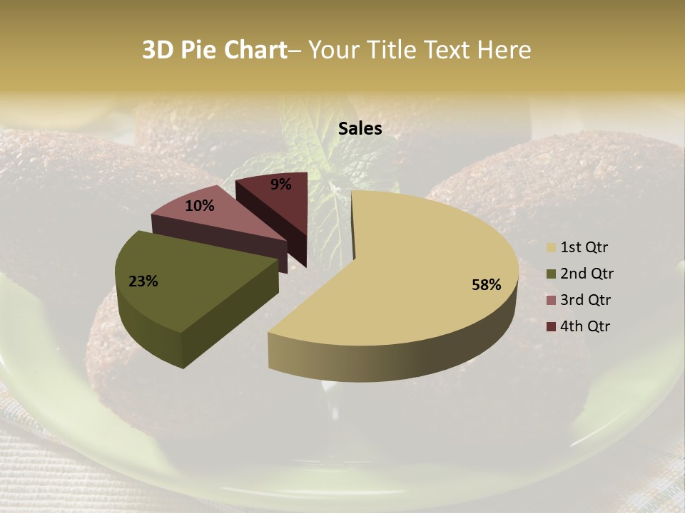 Cuisine Ingredient Drop PowerPoint Template