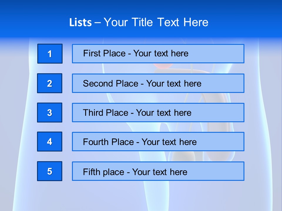 Horizontal Fruit Vegetarian PowerPoint Template