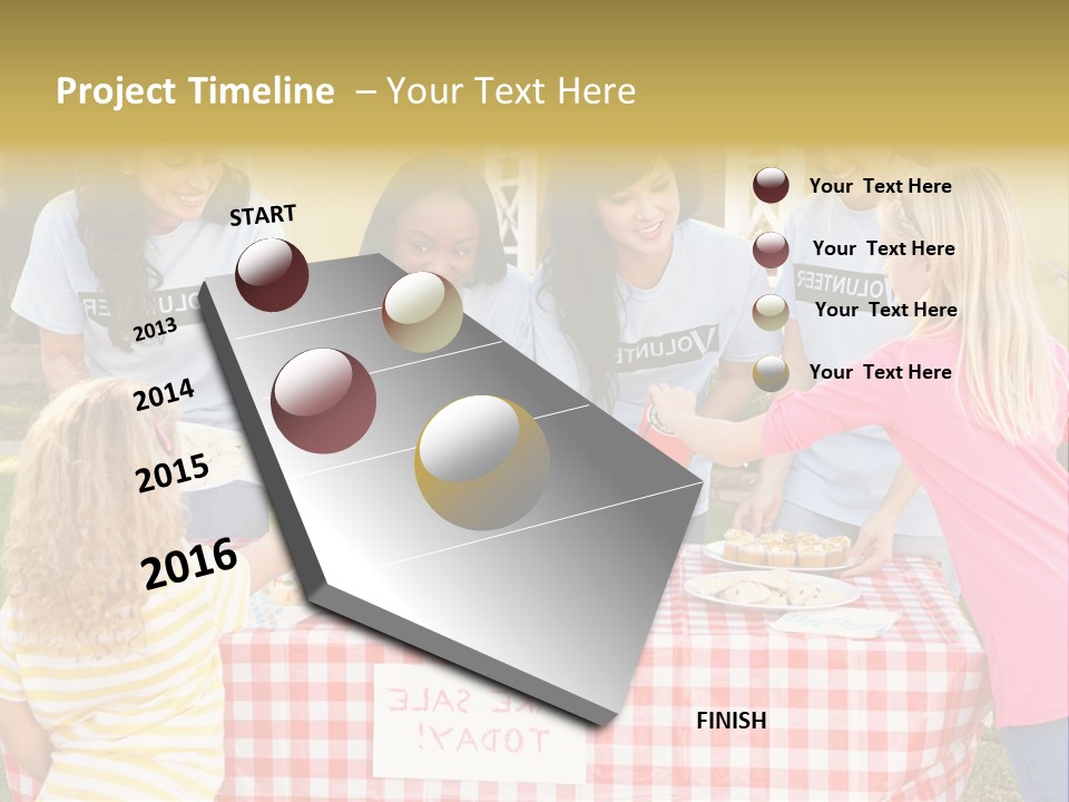 Decoration Small Away PowerPoint Template