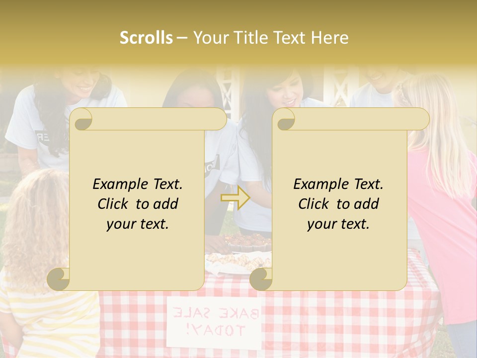 Decoration Small Away PowerPoint Template