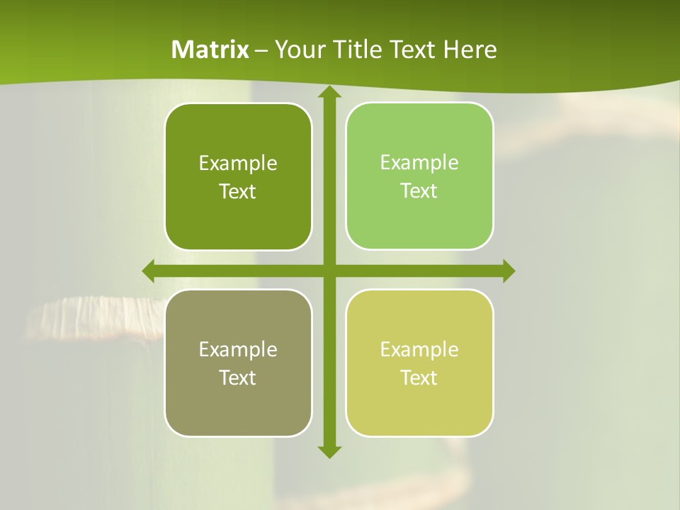 Wood Colour Bamboo PowerPoint Template