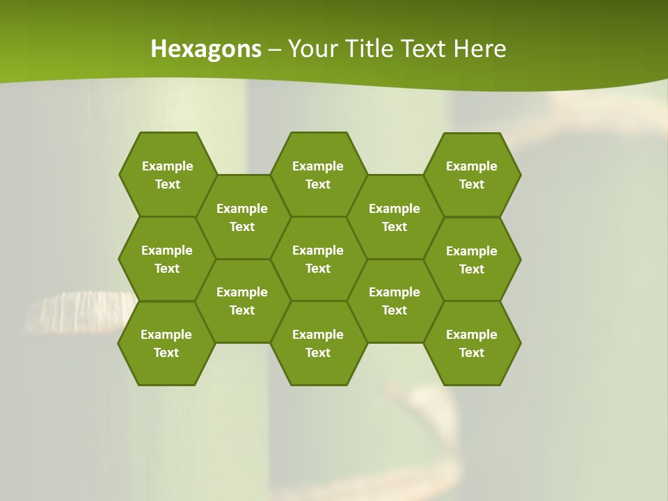 Wood Colour Bamboo PowerPoint Template