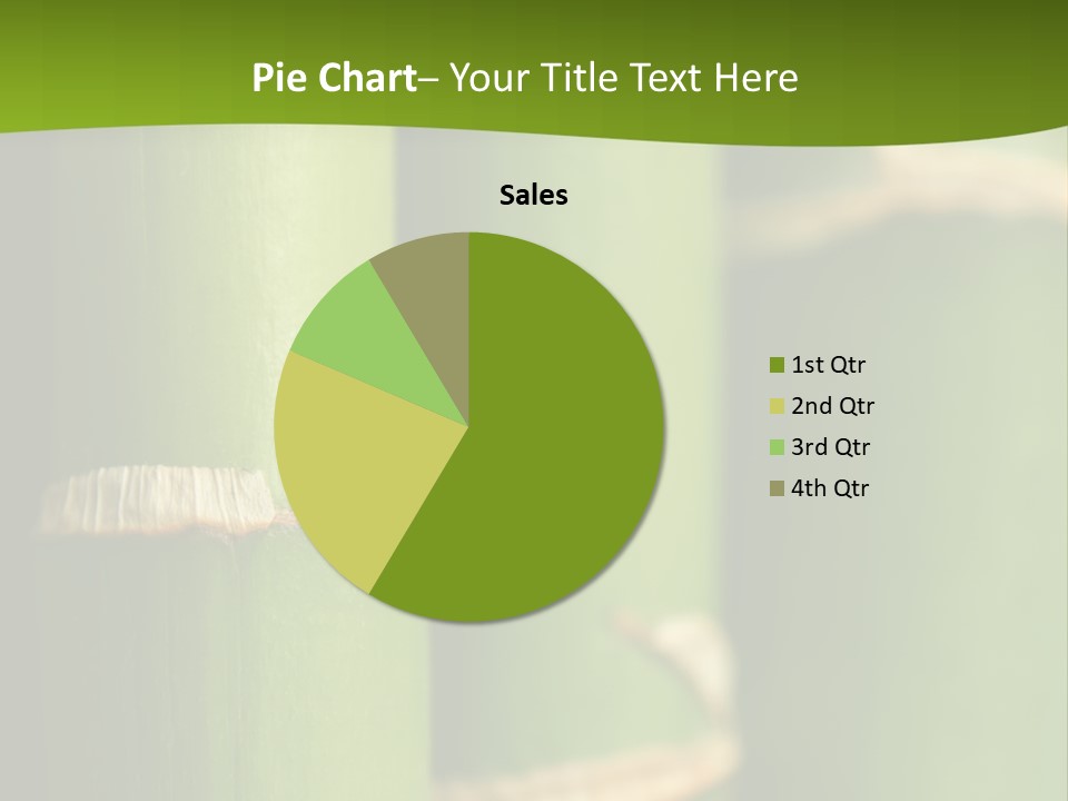 Wood Colour Bamboo PowerPoint Template