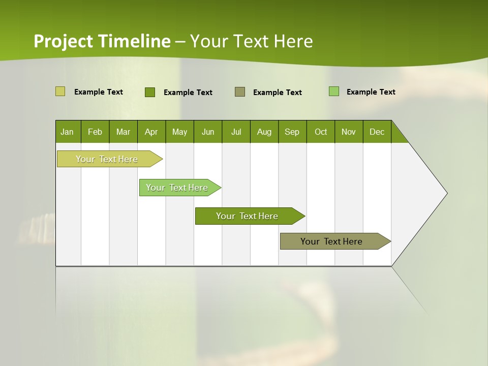 Wood Colour Bamboo PowerPoint Template