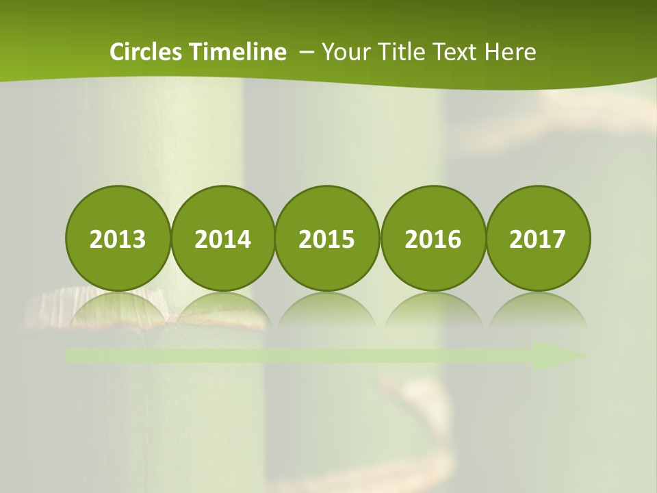 Wood Colour Bamboo PowerPoint Template