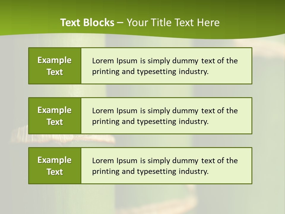 Wood Colour Bamboo PowerPoint Template
