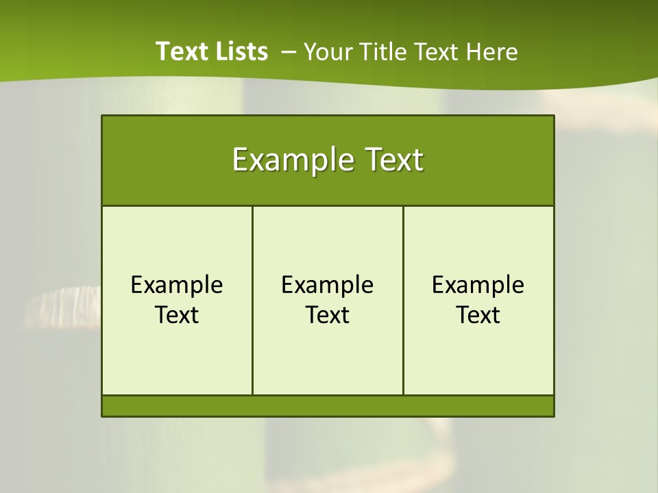 Wood Colour Bamboo PowerPoint Template