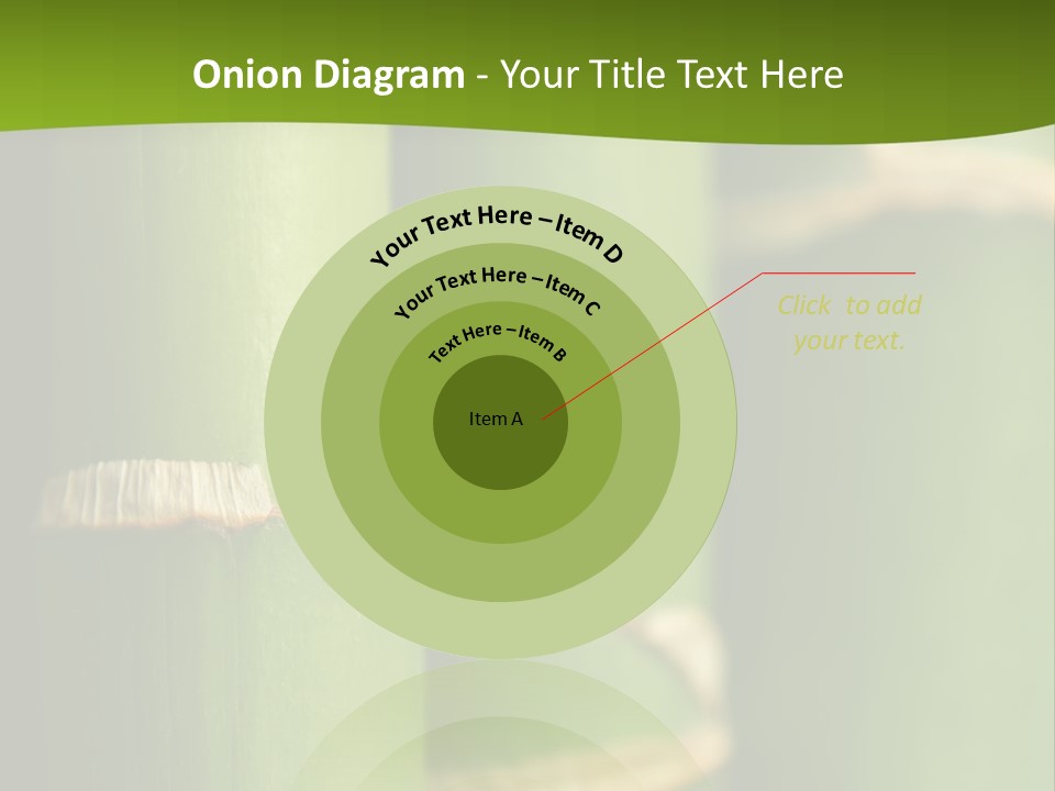 Wood Colour Bamboo PowerPoint Template