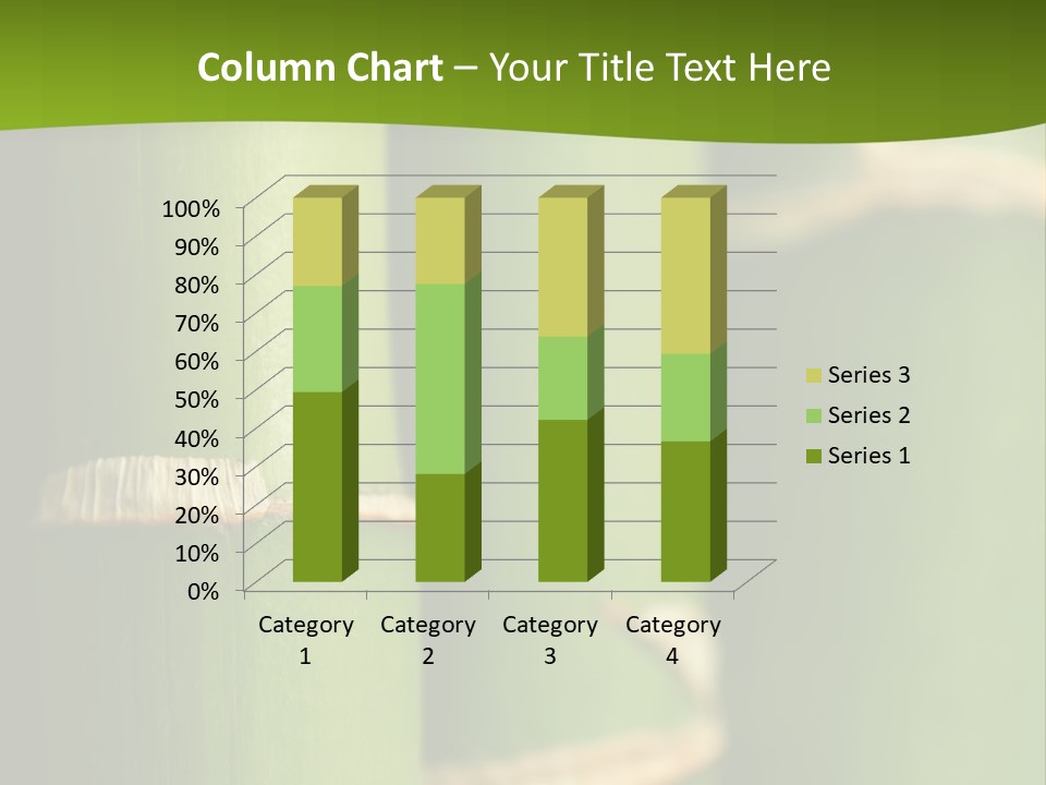 Wood Colour Bamboo PowerPoint Template