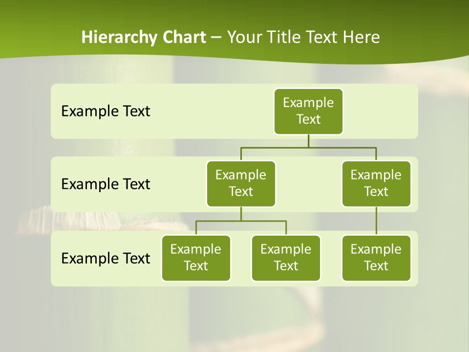 Wood Colour Bamboo PowerPoint Template