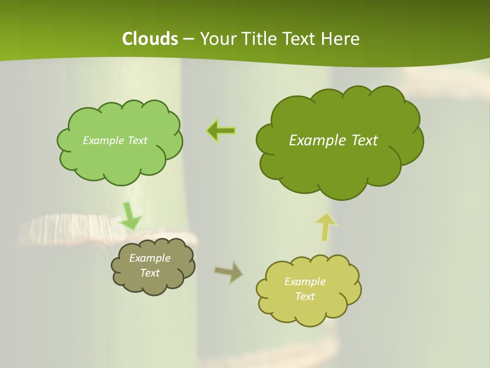 Wood Colour Bamboo PowerPoint Template
