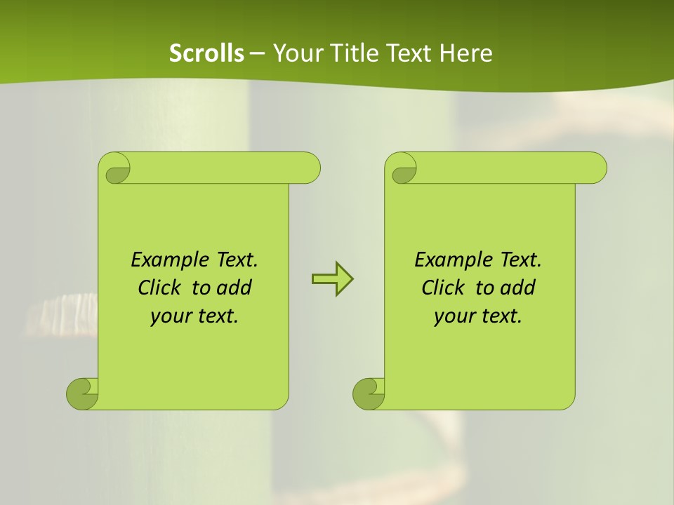 Wood Colour Bamboo PowerPoint Template