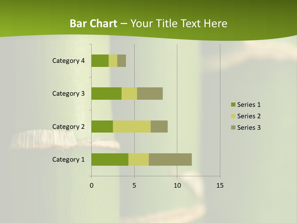 Wood Colour Bamboo PowerPoint Template