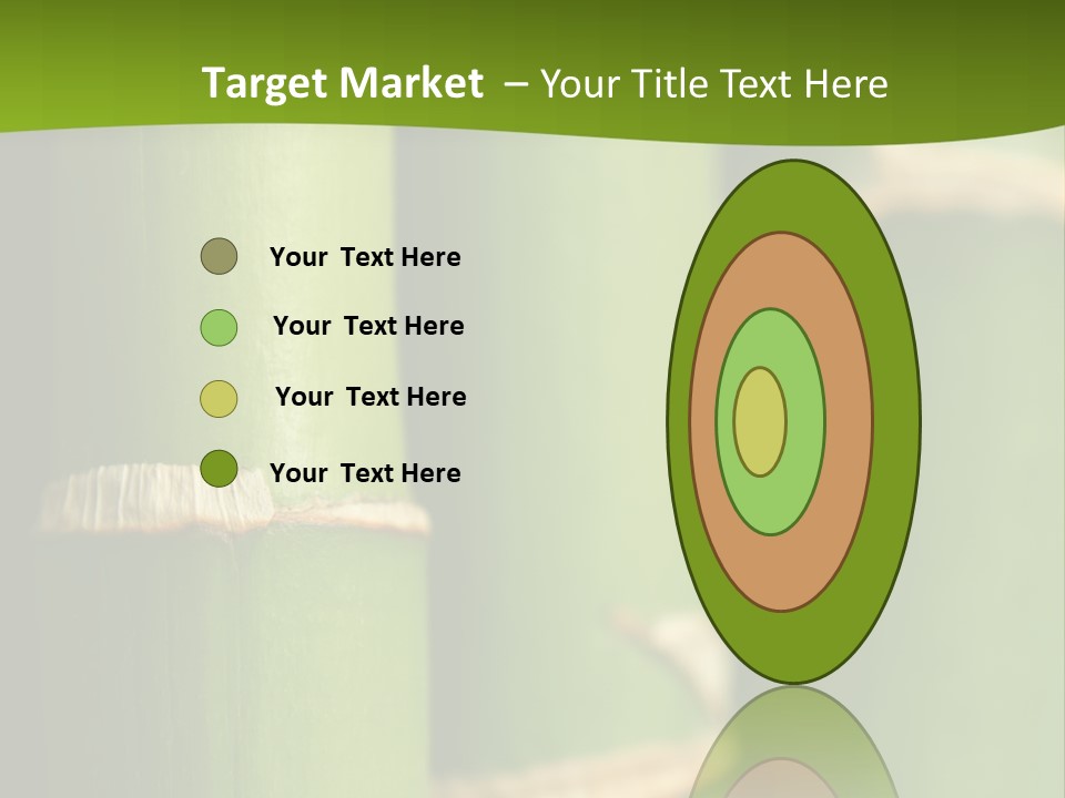 Wood Colour Bamboo PowerPoint Template