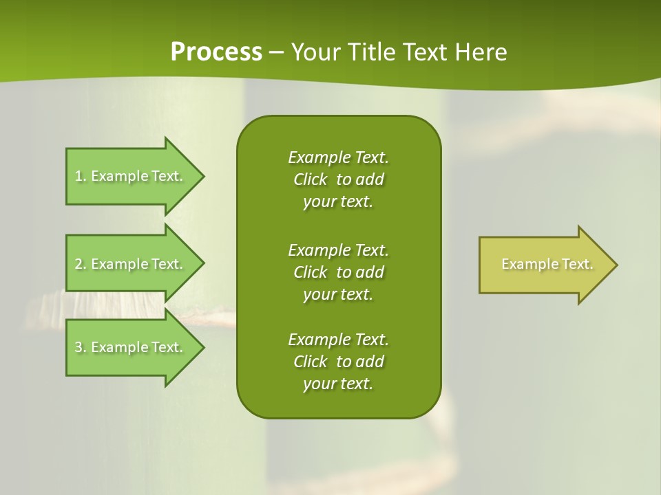 Wood Colour Bamboo PowerPoint Template