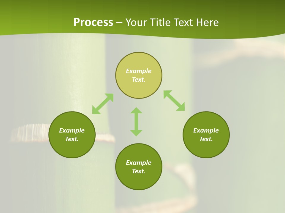 Wood Colour Bamboo PowerPoint Template