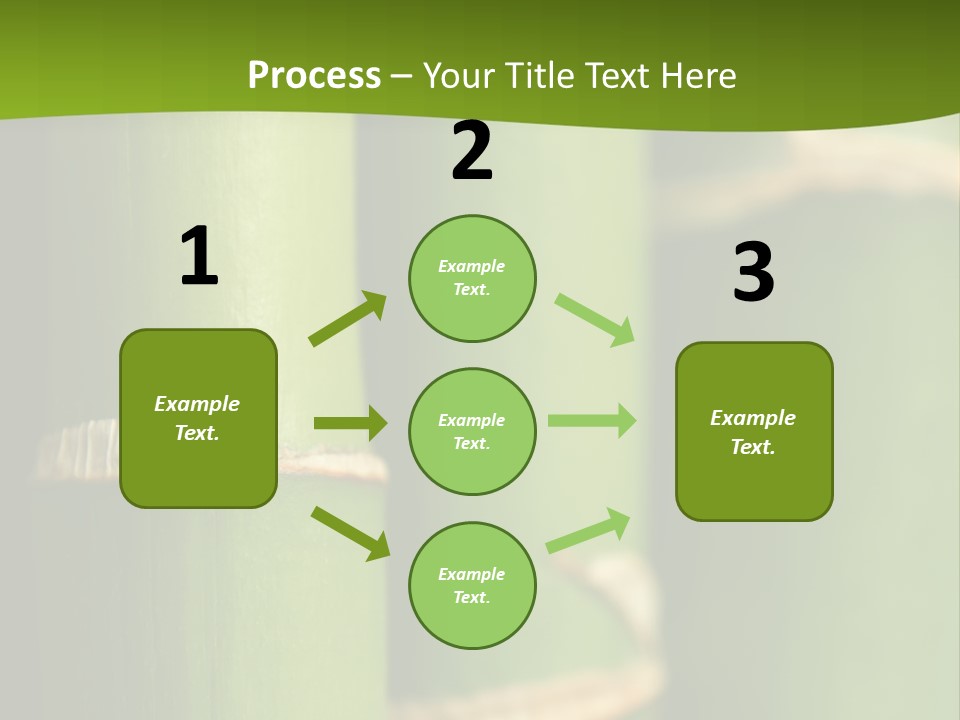 Wood Colour Bamboo PowerPoint Template