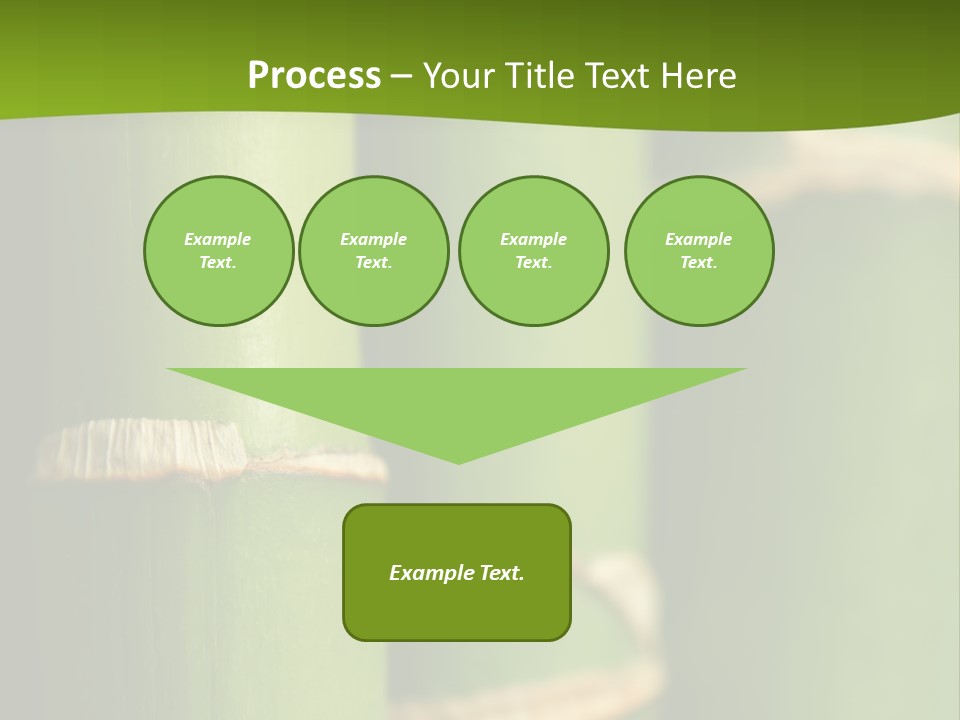 Wood Colour Bamboo PowerPoint Template