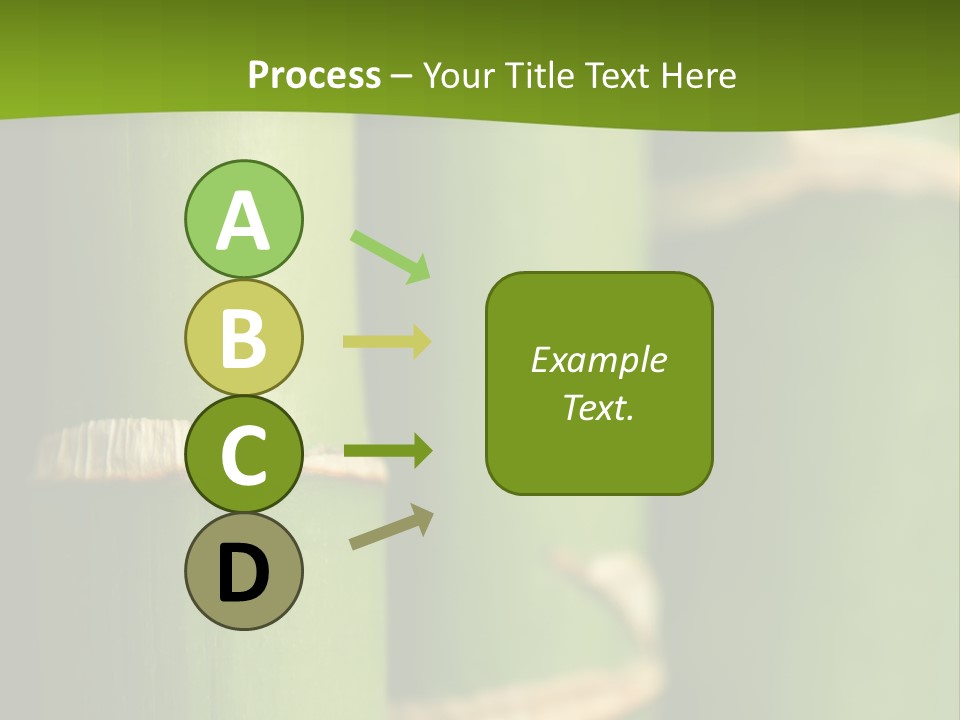 Wood Colour Bamboo PowerPoint Template