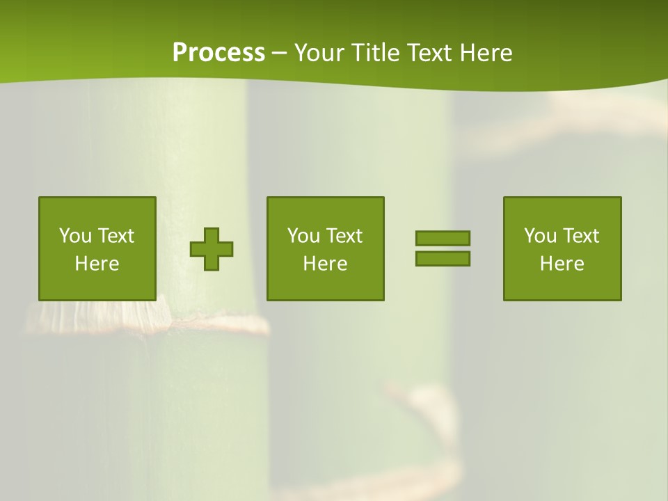 Wood Colour Bamboo PowerPoint Template