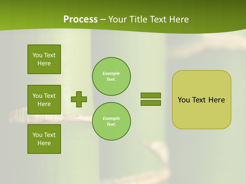 Wood Colour Bamboo PowerPoint Template