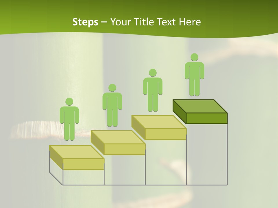 Wood Colour Bamboo PowerPoint Template