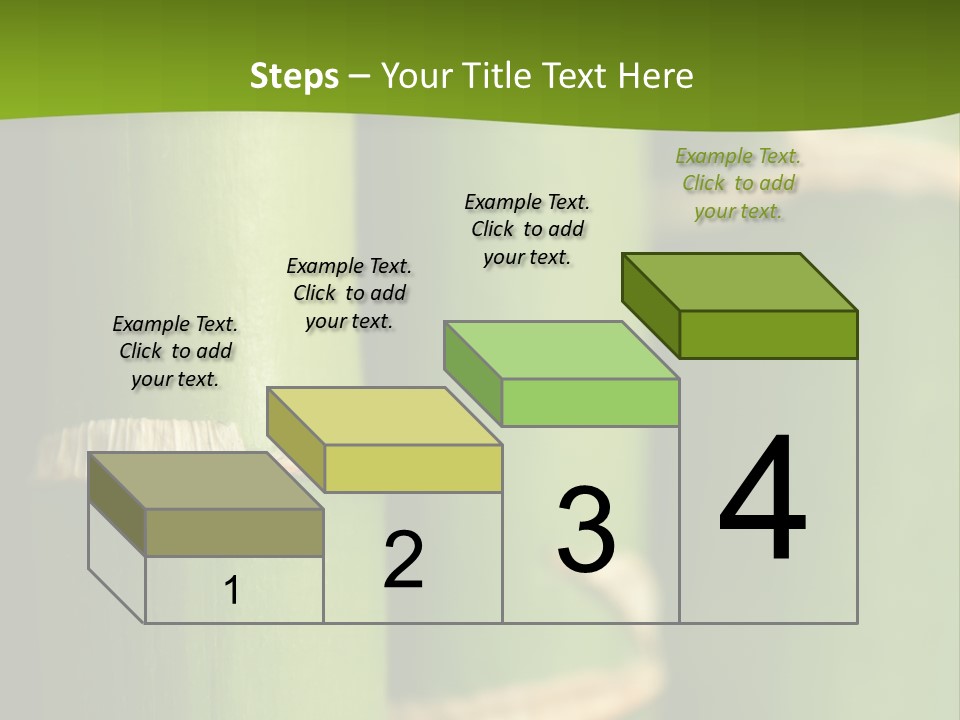 Wood Colour Bamboo PowerPoint Template