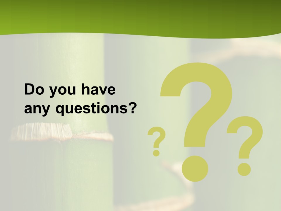 Wood Colour Bamboo PowerPoint Template