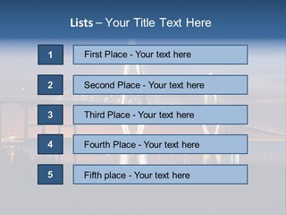 Cables Charleston South Carolina PowerPoint Template