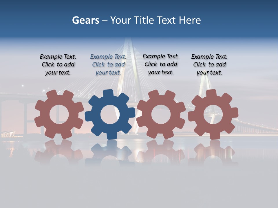 Cables Charleston South Carolina PowerPoint Template