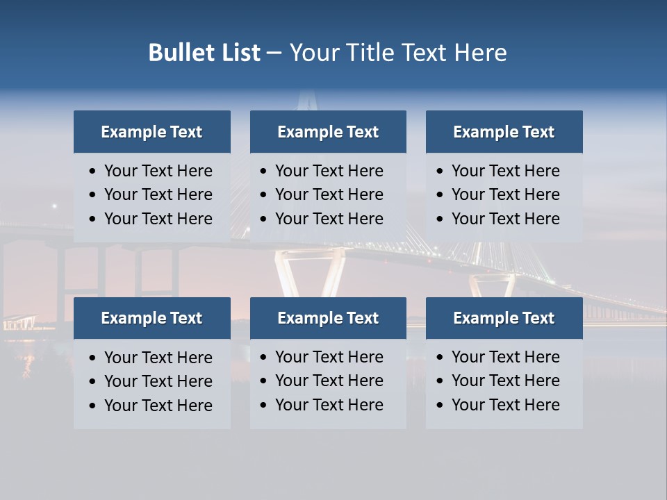 Cables Charleston South Carolina PowerPoint Template