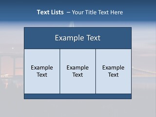 Cables Charleston South Carolina PowerPoint Template