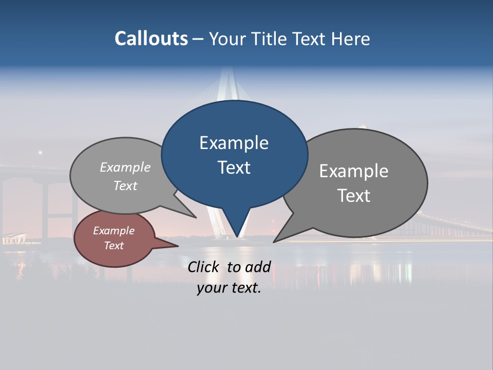 Cables Charleston South Carolina PowerPoint Template