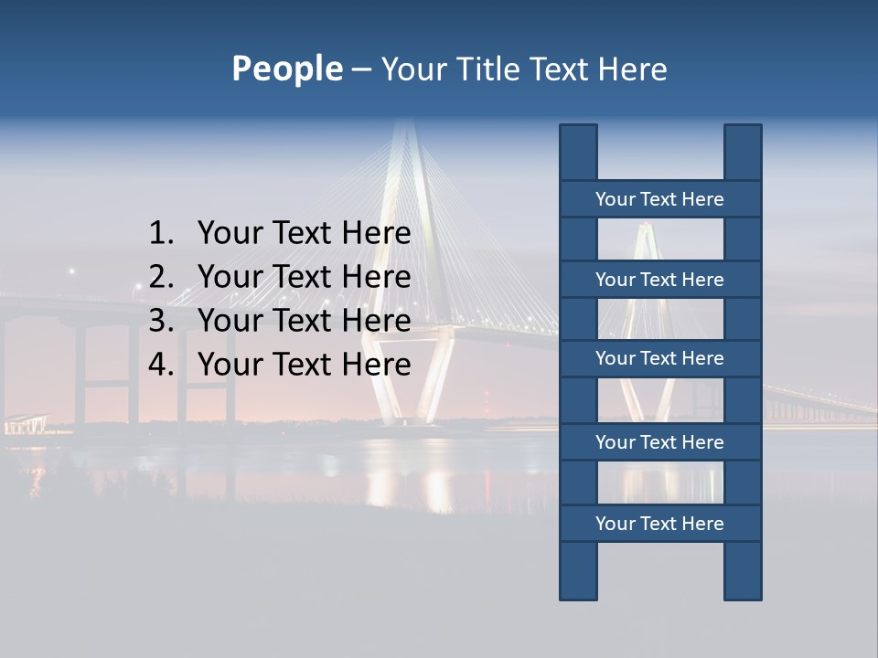 Cables Charleston South Carolina PowerPoint Template