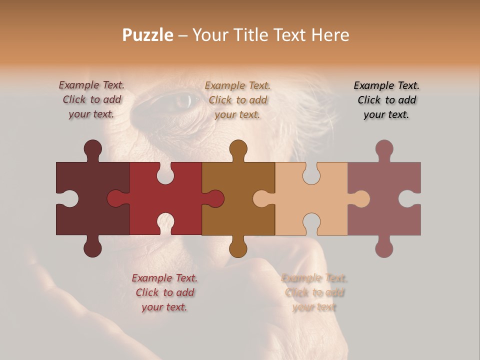 Healthy Lifestyle Grandmother PowerPoint Template