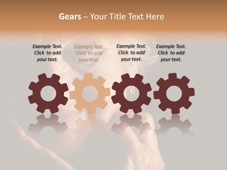 Healthy Lifestyle Grandmother PowerPoint Template