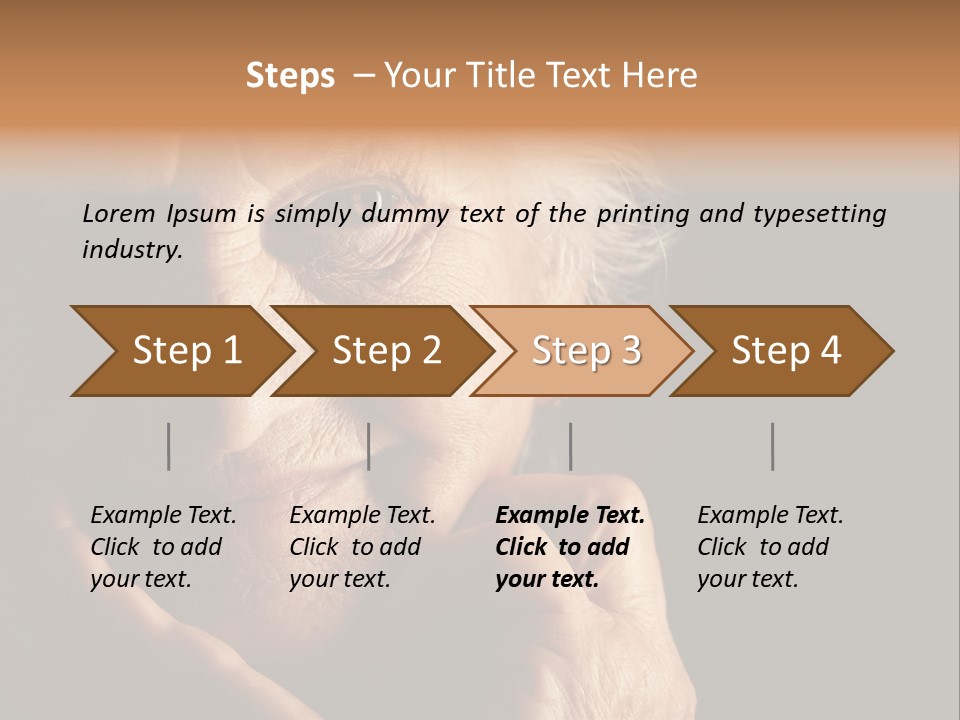 Healthy Lifestyle Grandmother PowerPoint Template