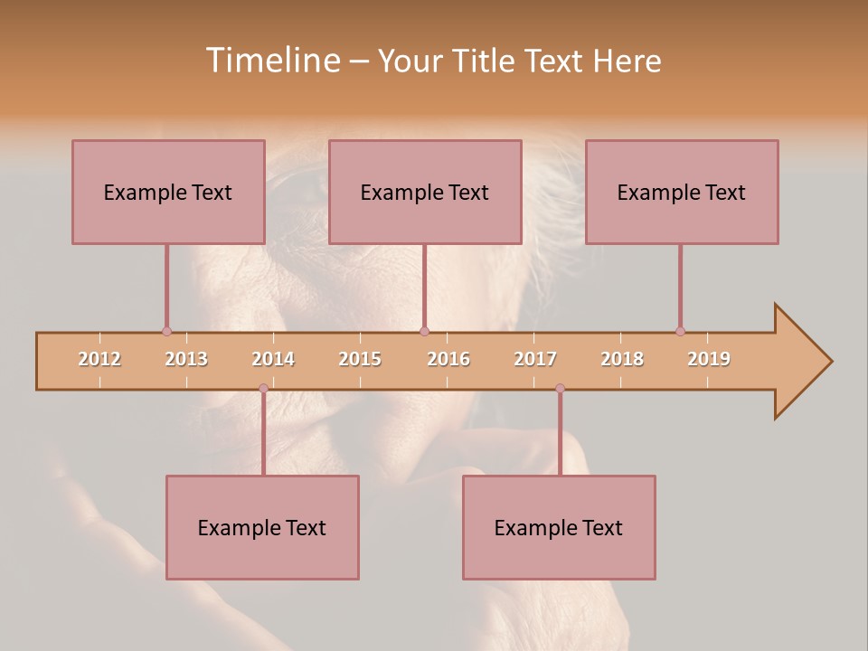 Healthy Lifestyle Grandmother PowerPoint Template