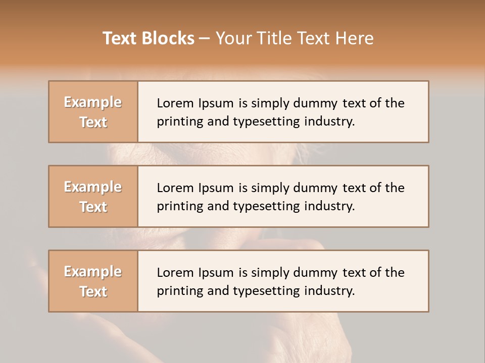 Healthy Lifestyle Grandmother PowerPoint Template