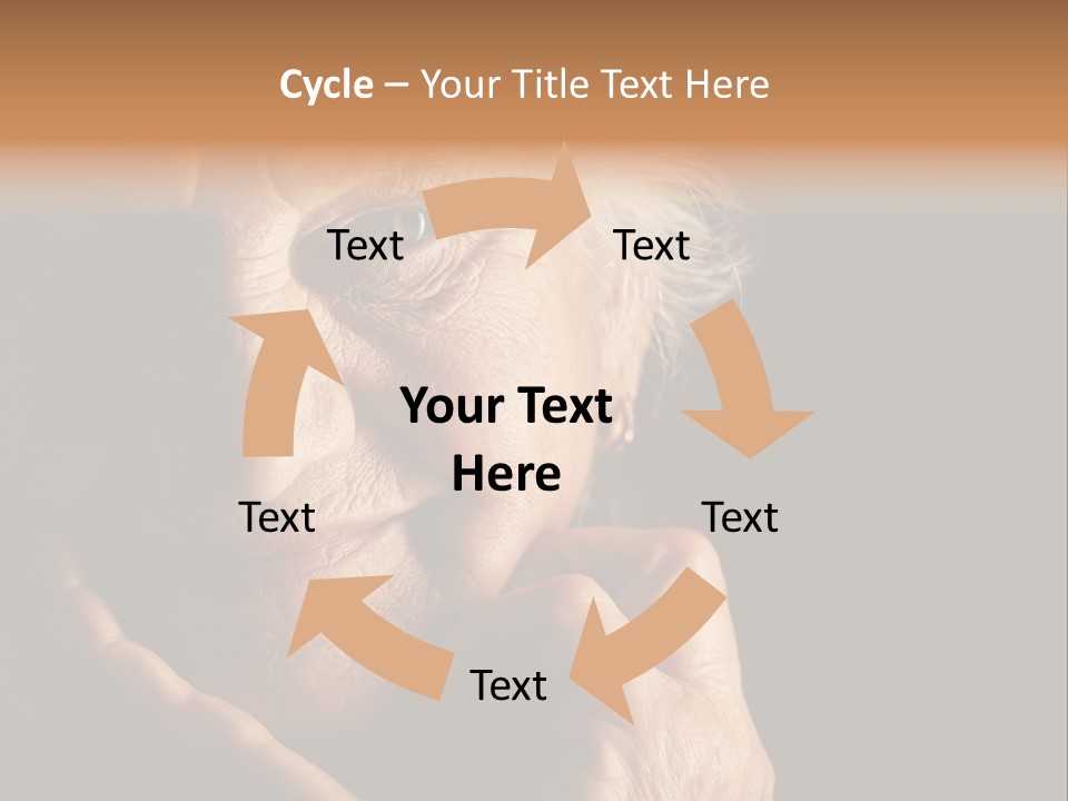 Healthy Lifestyle Grandmother PowerPoint Template