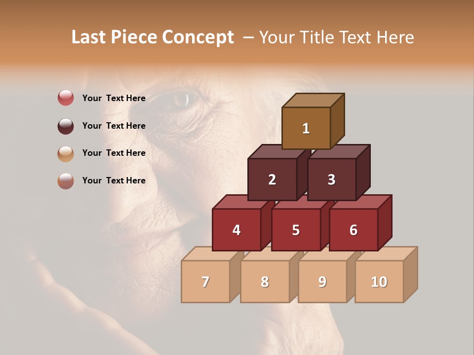 Healthy Lifestyle Grandmother PowerPoint Template